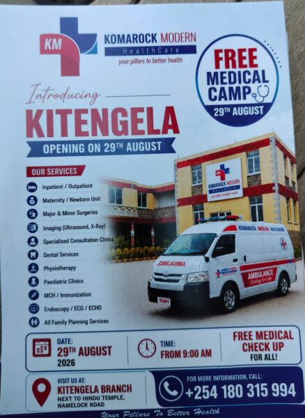 Komarock Modern HealthCare Kitengela